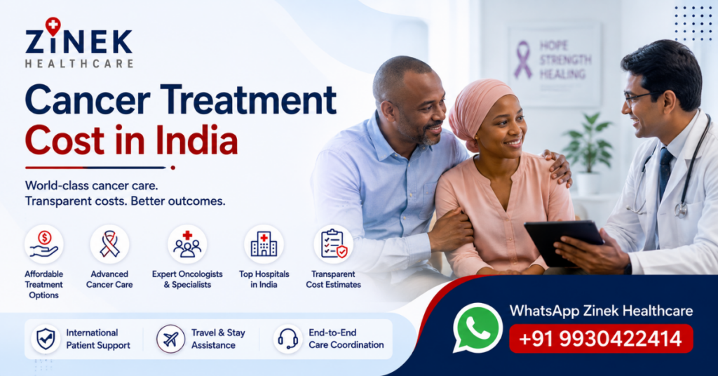Cancer Treatment Cost in India - Zinek Healthcare